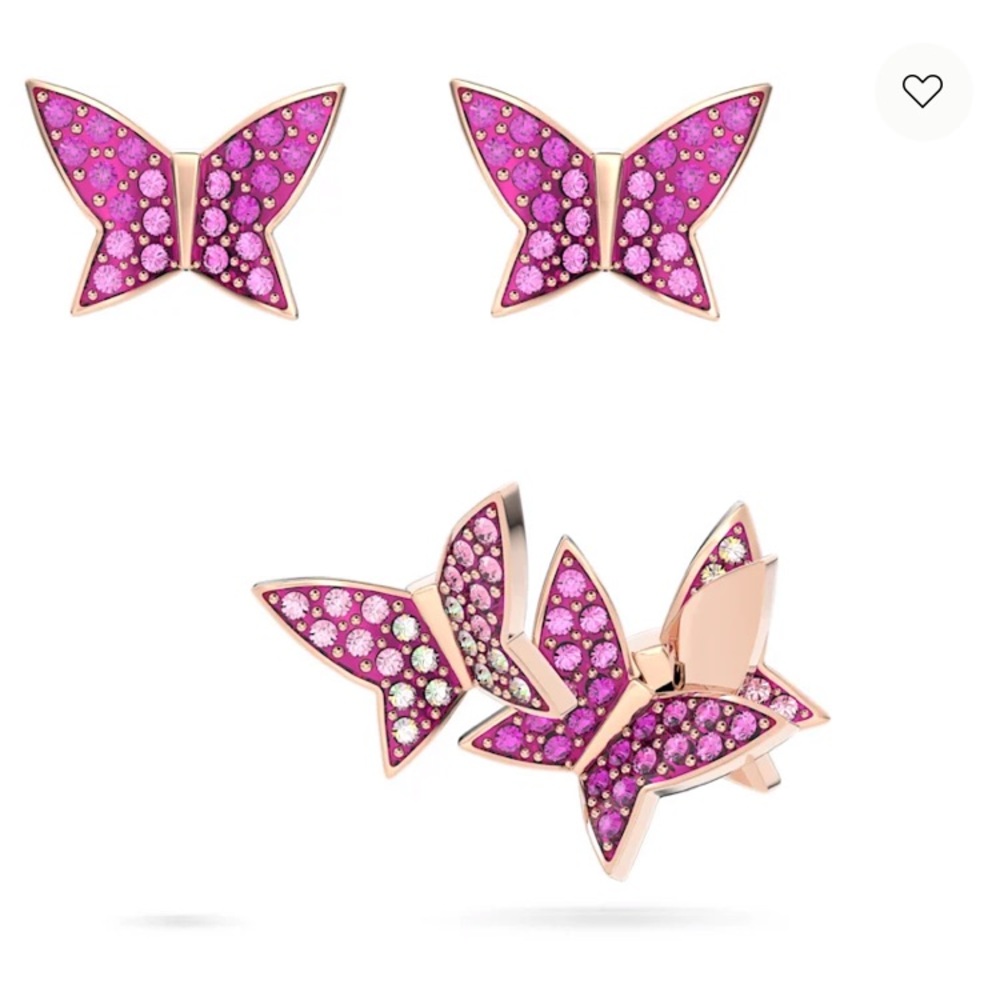 Swarovski Lilian butterfly earrings